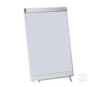 Relaxdays 2x blocs de papier pour flipchart, ligné