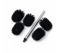 Relaxdays 2x brosses WC Ø8 cm, noires