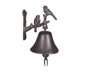 Relaxdays 2x Clochettes de porte oiseau