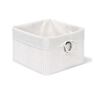 Relaxdays 2x Corbeilles Panier de rangement bambou