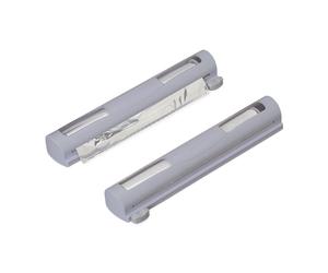 Relaxdays 2x Distributeur film alimentaire gris