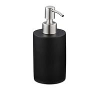 Relaxdays 2x distributeurs de savon résine noire
