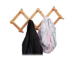 Relaxdays 2x Garde robe mural en bois pliable