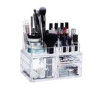 Relaxdays 2x organiseurs de maquillage à 3 tiroirs