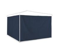 Relaxdays Paroi latérale tonnelle 2x Bleu foncé