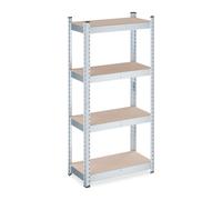 Relaxdays 2x rayonnage lourd 120x60x30 marron