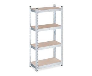 Relaxdays 2x rayonnage lourd 120x60x30 marron