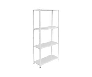 Relaxdays 2x rayonnages acier 160 kg, blanc