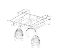 Relaxdays 2x Supports à verres à vin pour armoire