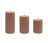 Relaxdays 3 bougies LED