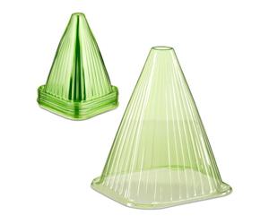 Relaxdays 32x cloches à salade vertes