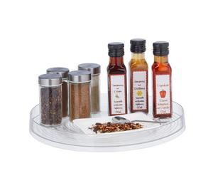 Relaxdays 3x Tournette transparente pour cuisine