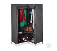 Relaxdays 3xArmoire de coins en tissu