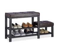Relaxdays 4052025948191 Organisateur pour chaussures Ouvert Noir et Marron Noir