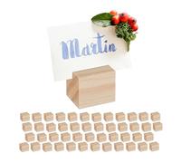 Relaxdays 48x porte-numéros de table de mariage