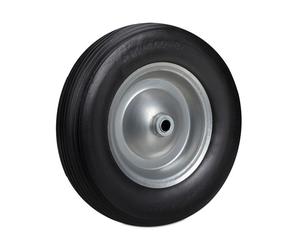 Relaxdays 4xRoue de brouette 4.80 4.00-8 gris/noir