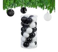 Relaxdays Lot de 30 boules de Noël