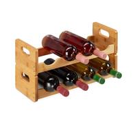Relaxdays 5x Etagère à vins pour 8 bouteilles