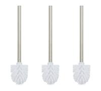 Relaxdays 6 brosses WC blanches