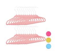 Relaxdays 60 cintres pour enfants, couleur rose