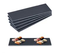 Relaxdays 6x plats de service rectangulaires