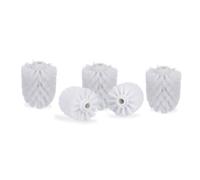 Relaxdays 80xTête de rechange brosse WC blancs