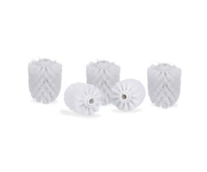 Relaxdays 80xTête de rechange brosse WC blancs