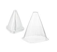 Relaxdays 96 x Chapeau de Protection pour Plantes, Anti-escargots, Protection Contre Le Gel, HBT : 22 x 19 x 19 cm, PVC