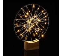 Relaxdays Anneau lumineux 25 cm
