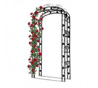 Relaxdays Arche de roses motif vigne