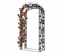 Relaxdays Arche de roses motif vigne