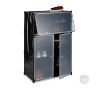 Relaxdays Armoire à chaussures en plastique