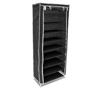 Relaxdays Armoire à chaussures en tissu pliante