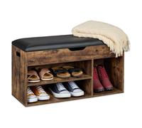 Relaxdays Banc à chaussures