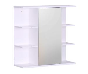 Relaxdays Armoire de bain avec 8 étagères