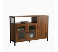 Relaxdays Armoire de cuisine avec vitres