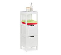 Relaxdays Armoire de salle bain blanche