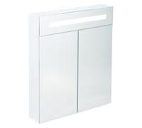 Relaxdays, Armoire de toilette, Meubles de toilette, en LED (60 x 12 x 67 cm)