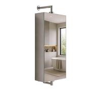 Relaxdays Armoire-miroir pivotante en inox