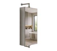 Relaxdays Armoire-miroir pivotante en inox