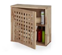 Relaxdays Armoire murale en bois de noyer
