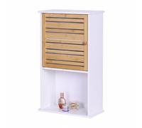 Relaxdays Armoire murale salle de bains en bambou