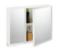 Relaxdays Armoire salle de bain 2 portes