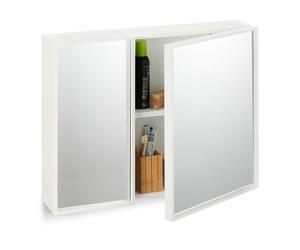 Relaxdays Armoire salle de bain 2 portes