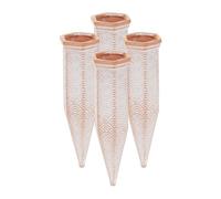 Relaxdays Arrosage en terre cuite en lot de 4