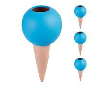 Relaxdays Arrosage en terre cuite en lot de 4