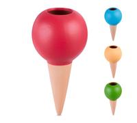 Relaxdays Arrosage en terre cuite en lot de 4