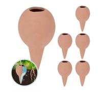 Relaxdays Arrosage en terre cuite en lot de 6