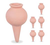 Relaxdays Arrosage en terre cuite en lot de 6