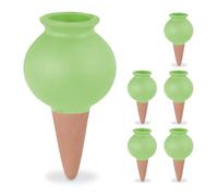 Relaxdays Arrosage en terre cuite en lot de 6